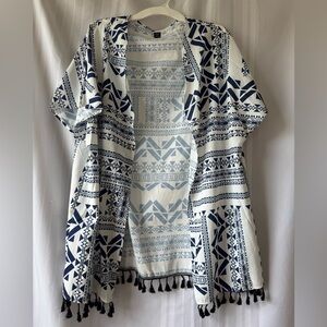 Shein Aztec Kimono Size XL EUC Summer Spring Beach Resort